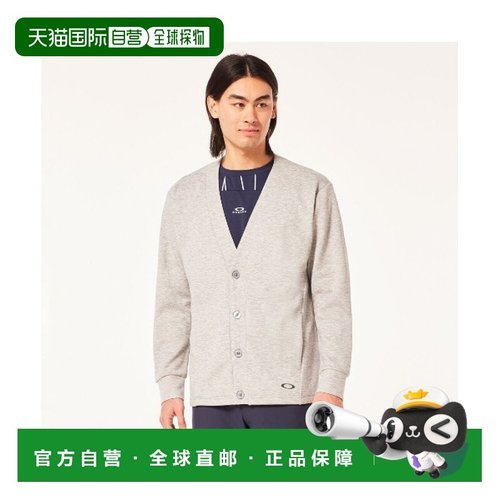 日本直邮OAKLEY男装春夏宽松吸汗速干高弹机能风开衫 FOA406274