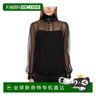 A02015538FANTASY 1h可退 女士襯衫 AW2022 香港直郵MOSCHINO 黑