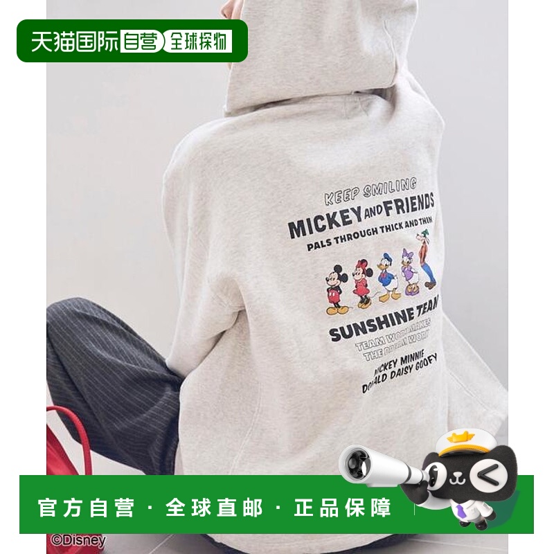 1h可退 日本直邮coen 【MICKEY(ミッキー)/特别款】背面印花半拉