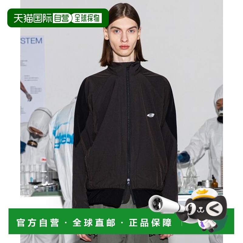 韩国直邮GLACK 男士运动茄克/外套GJ049BK 潮流穿搭 高级感正品