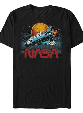 Fifth Sun|NASA 男士史诗航天飞机太空短袖 T 恤