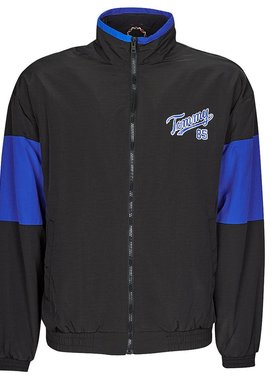 Tommy Jeans 男士 TJM FLEECE LINED TRACK JACKET 夹克衫 黑色