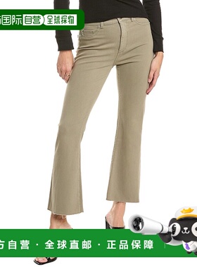 自营 DL1961 Bridget Alpine Green 喇叭牛仔裤 - 绿色 美国奥莱