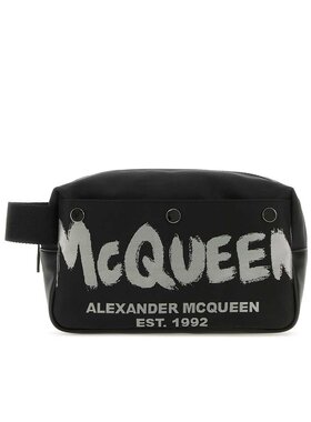 alexandermcqueen亚历山大麦昆男士图案化妆包