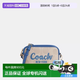 Pacific 日潮跑腿Coach蔻驰女包迷你Jamie相机包Coach印花Sand