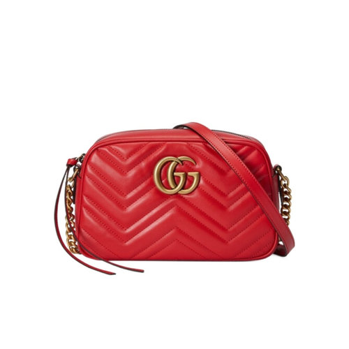 Gucci GG Marmont系列绗缝单肩包 447632AABZB