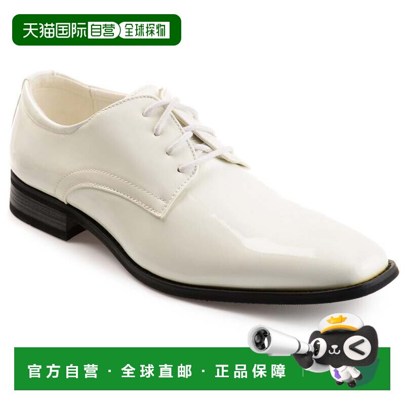 自营Vance Co. 男士宽款 Cole 正装鞋 - 白色 美国奥莱直发德比鞋