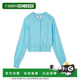 日本直邮FRESH 透肤感设计 PUNCH 编织刺绣开衫 RWNT 女装 1h可退