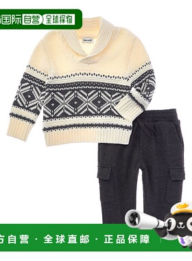 自营Splendid 2pc Sweater & Pant Set - black 美国奥莱直发