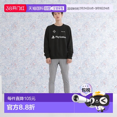 1h可退 日本直邮BEAMS T 男士 PlayStation联名款 圆领卫衣 游戏