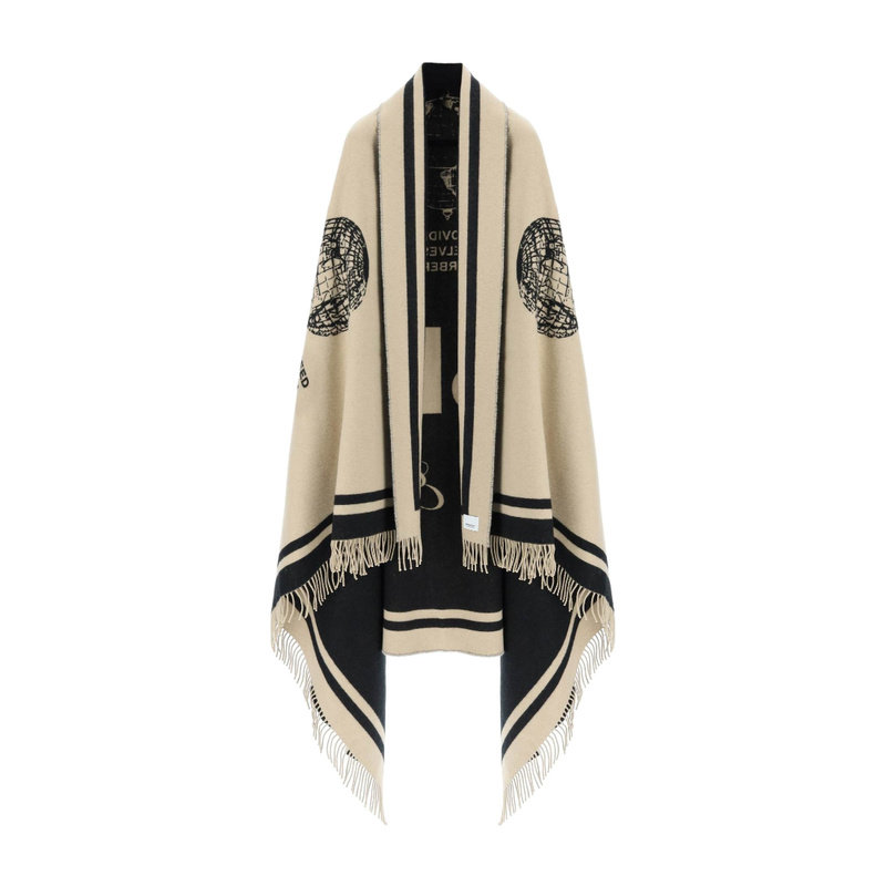 BURBERRY 女士西服 80640651 SS2023 花色 流苏斗篷