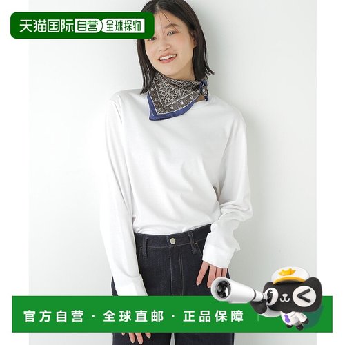 1h可退 日本直邮HUMAN WOMAN 女士 亲肤零感 棉质圆领短袖T恤 077