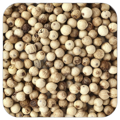 香港直邮Frontier Co-op,有机整粒白胡椒，16 盎司（453 克）