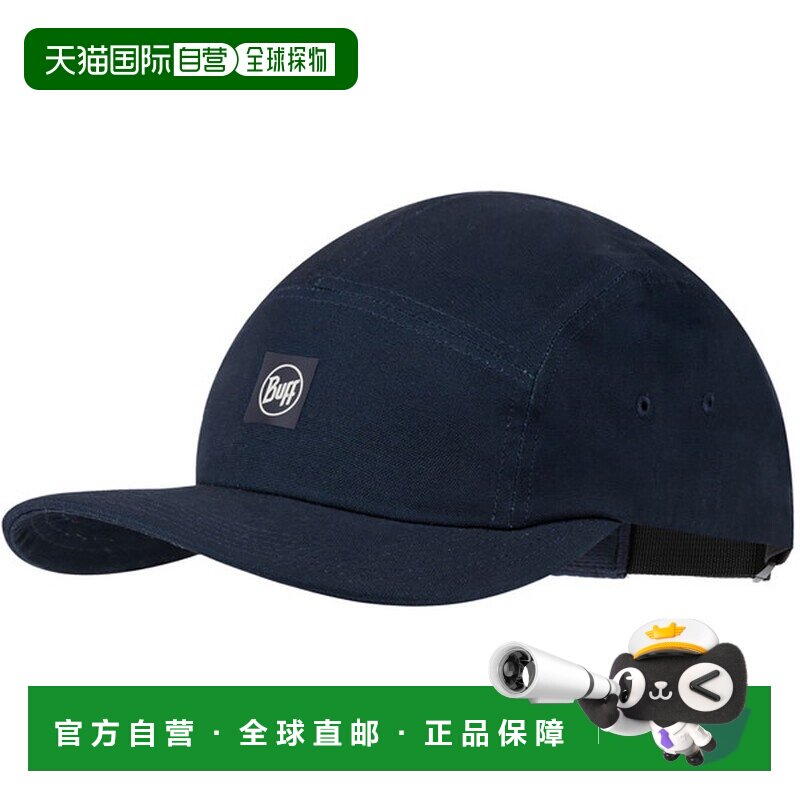 日本直邮Buff 5 PANEL VENTURE CAP 户外帽 纯色海军蓝 604613图片