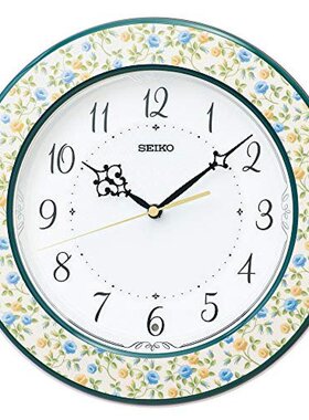 日本SEIKO精工 花朵纹电子挂钟 286x49mm KX266Y