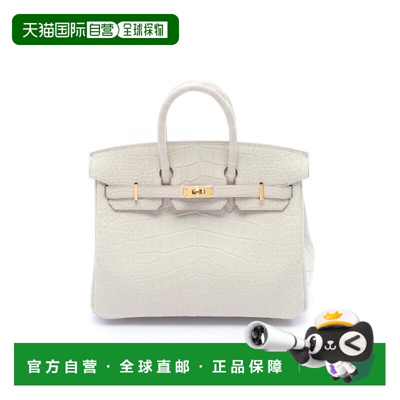 1h可退 日本直邮中古Hermes爱马仕女包A级95新birkin 25铂金包 25