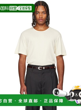 1h可退 香港直邮潮奢 Lemaire 男士 灰白色 Rib T 恤 TO1109LJ101