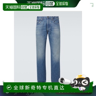 褪色设计直筒牛仔裤 香港直邮潮奢 男士 Valentino 0002 华伦天奴