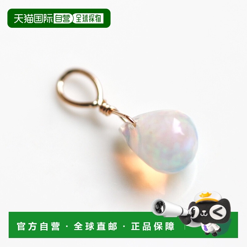 1h可退 日本直邮cui-cui 10K黄金 Opal 游彩蛋白石吊坠 781801