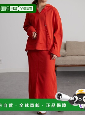 日本直邮RANAN 抗起球加绒V领派克上衣套装 R05096EW10740