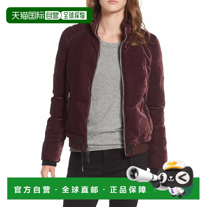 自营Marc New York Vita Down & Feather Fill Velvet Jacket In