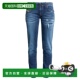 香港直邮潮奢 牛仔长裤 Diesel 1h可退 迪赛 女士 blue蓝色 舒适