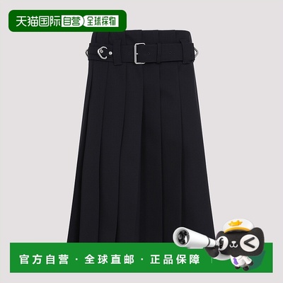 香港直邮PRADA 女士半身裙 P184YHSOOO108NF0008 SS2025 蓝色