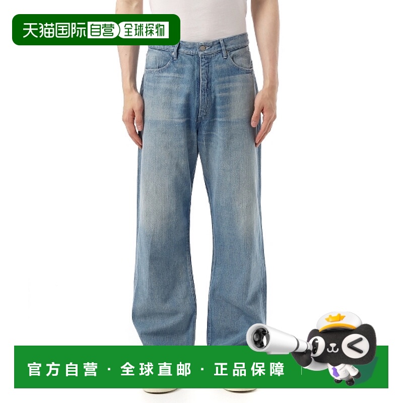 韩国直邮AURALEE 赤耳褪色浅色牛仔裤（A25SP02DE 浅靛蓝） 牛仔