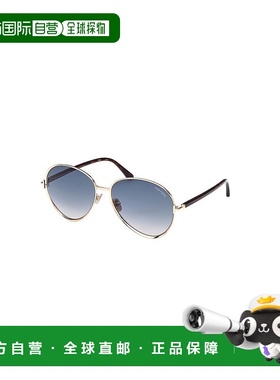 1h可退 香港直邮TOM FORD 女士眼镜 FT102828W CO 蓝色 徽标太阳