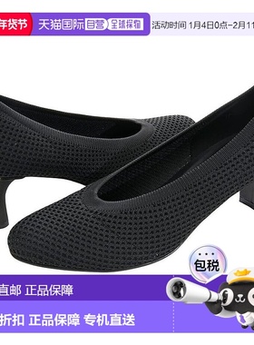 自营Vaneli Darrie Pump女式10黑色弹力针织块跟拖鞋FZP199-黑色