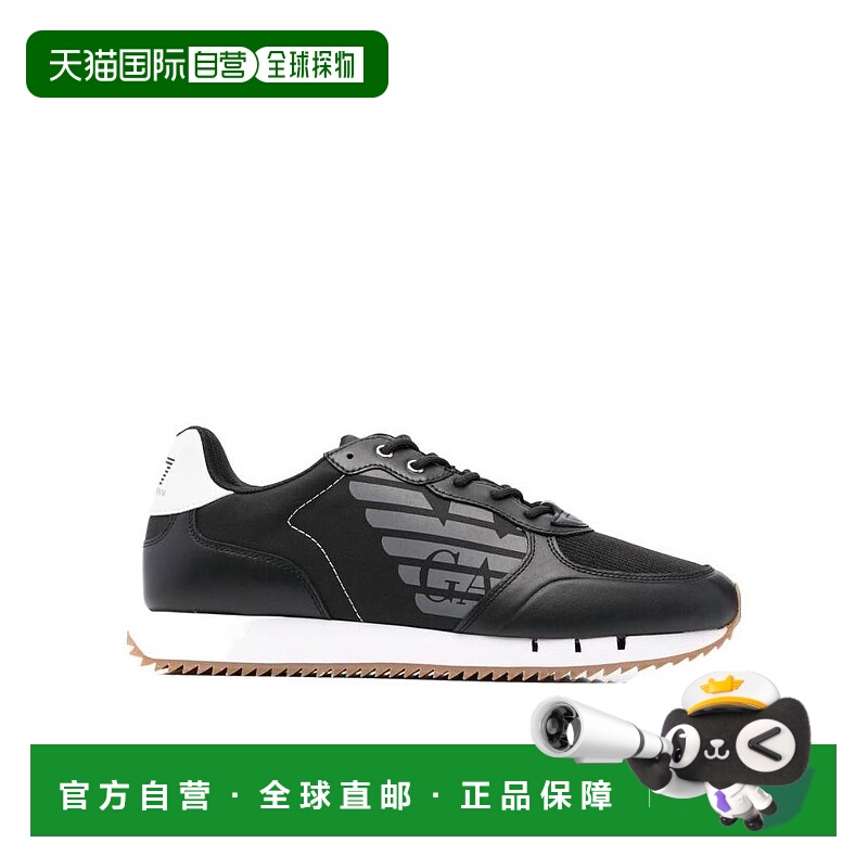 香港直邮EA7 Emporio Armani 徽标系带休闲运动鞋 X8X114XK270A12