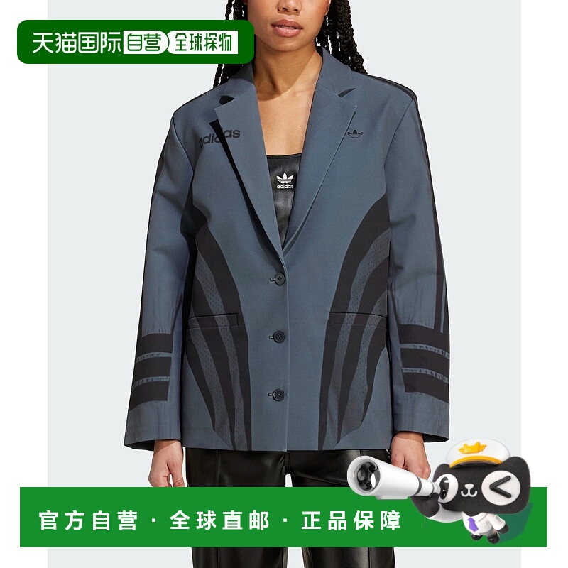 1h可退 日本直邮adidas 女士Atlanta印花宽松版型西装外套 JSM28