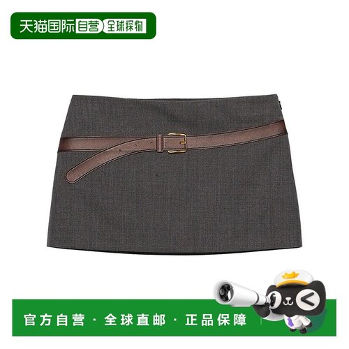 香港直邮PRADA 女士半身裙 P151WGSOOO16NOF0480ARDESIA SS2025