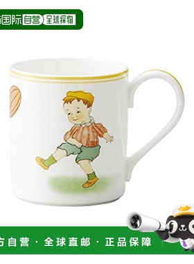【日本直邮】Noritake则武 马克杯 400cc 微波炉洗碗机可 足球 骨