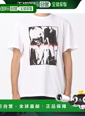 香港直邮ALEXANDER MCQUEEN 男士T恤 759454QVZ350900 SS2025男装
