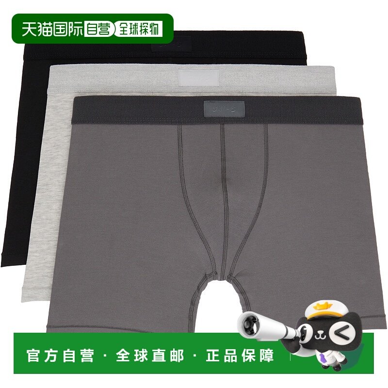 1h可退 香港直邮SKIMS 男士 三件装多色 Cotton 5