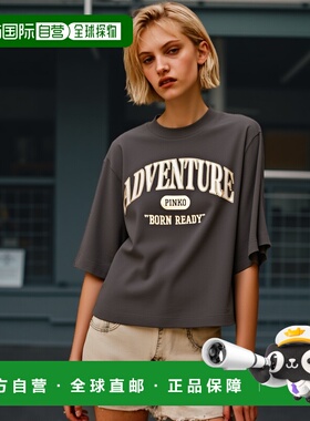 香港直邮PINKO 女士T恤 104604A2CSI63 AW2025 灰色