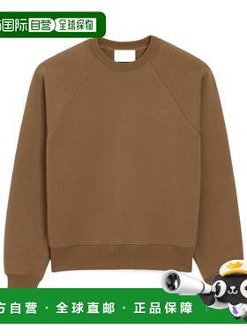 香港直邮Ami Paris 男士针织毛衣 USW757747216 AW2025 棕色 长袖