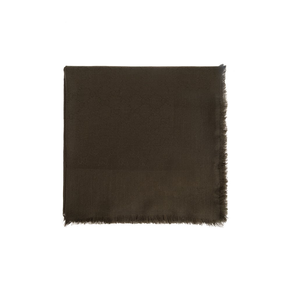 GUCCI 男士围巾 8094994G9303000 AW2025 绿色 SCIARPE & FOULARD