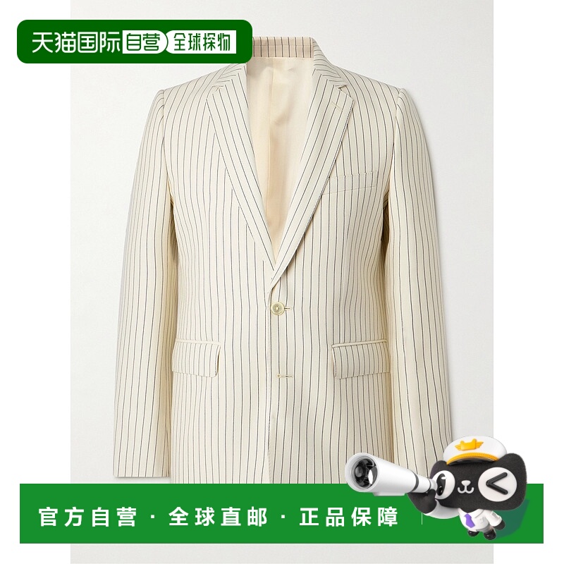 香港直邮潮奢 Celine 思琳 男士 经典条纹西装外套 2V54V098N