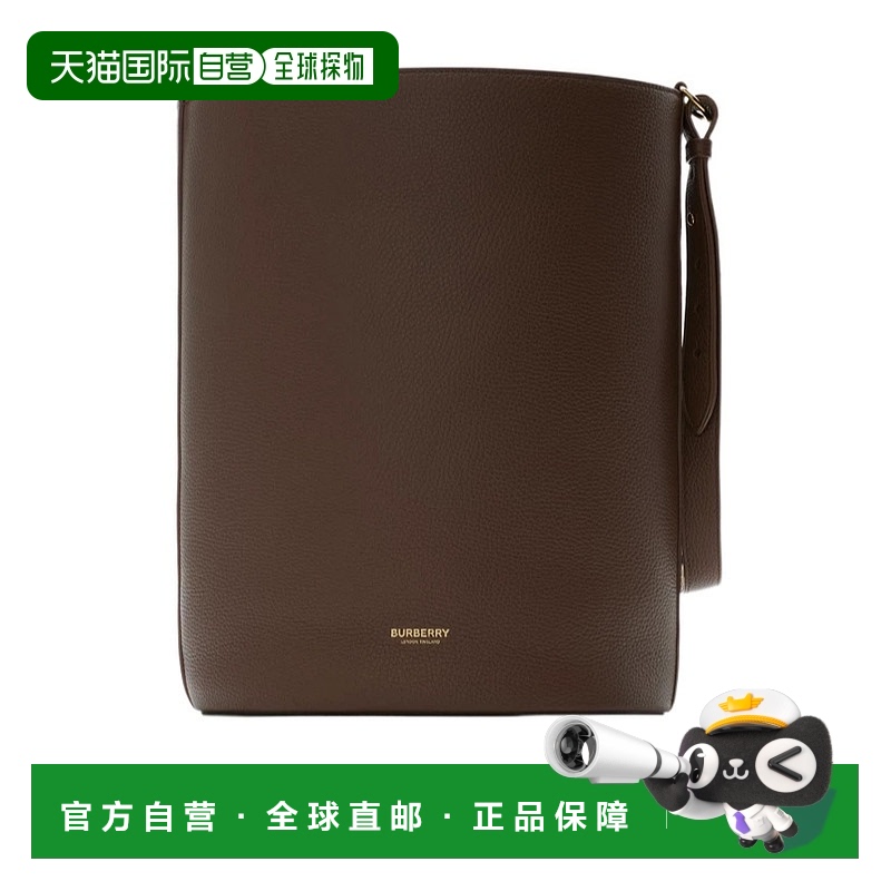 1h可退 香港直邮burberry 女士 单肩包中号水桶