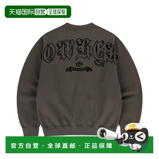 NOWHERE 韩国直邮MAHAGRID BACK 卫衣MG2EFMM453ABR SWEATSHI 男士