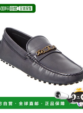 自营 tod'sTOD的Gommino皮革Loafer-灰色 美国奥莱直发豆豆鞋男鞋