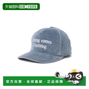 1h可退 日本直邮B:MING by BEAMS 粗斜纹 刺绣 信息 帽子灯芯绒