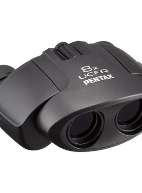 日本Pentax宾得双筒望远镜黑色文字徽标高清手持操作便捷