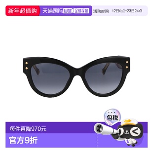 1h可退 香港直邮CAROLINA HERRERA 女士 黑色醋纤太阳眼镜 CH0009