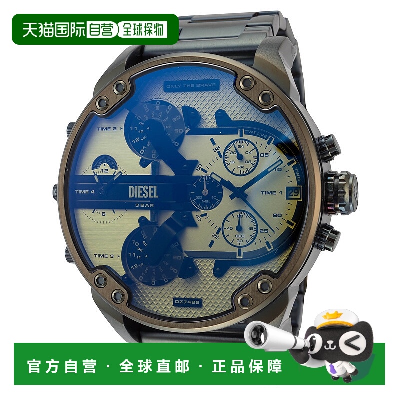 自营Diesel Men's Mr. Daddy 2.0 57mm Quartz Watch - black 美