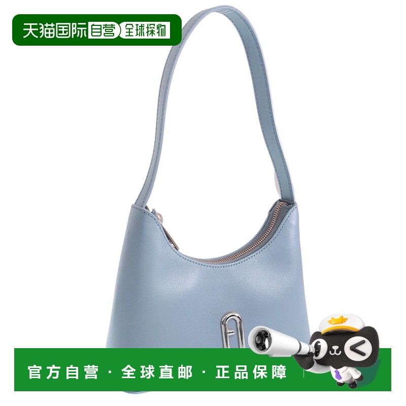 日本直邮FURLA 女士包单肩包皮革蓝色 DIAMANTE 迷你单肩包 WB008