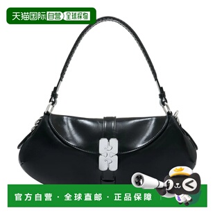 香港直邮GANNI 女士单肩包 B2070061 SS2026 黑色 Ganni Kat Bagu