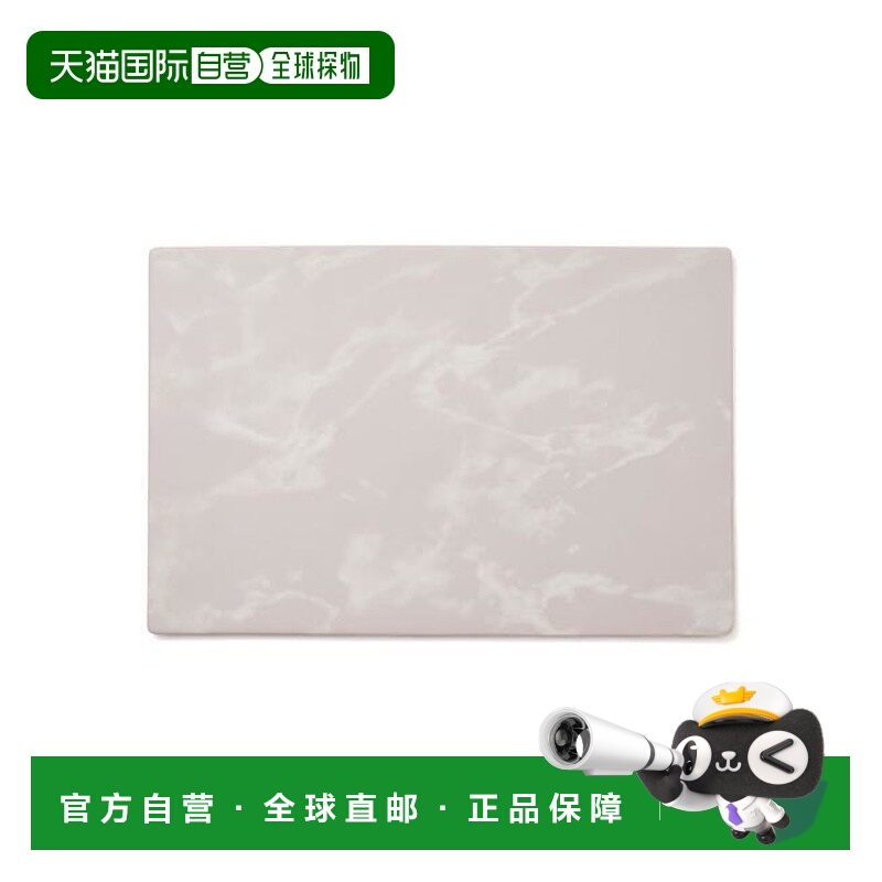 1h可退 日本直邮Francfranc 石质方形大号餐盘 粉色